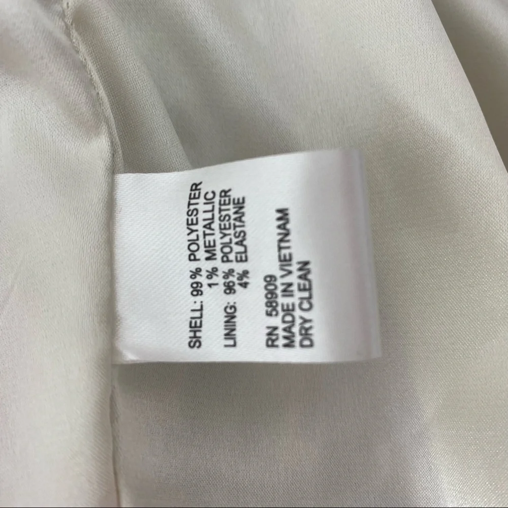 Alex Marie Ivory Pink Floral Long Maxi Sleeveless V Neck Halter Dress Easter NEW - Picture 10 of 11